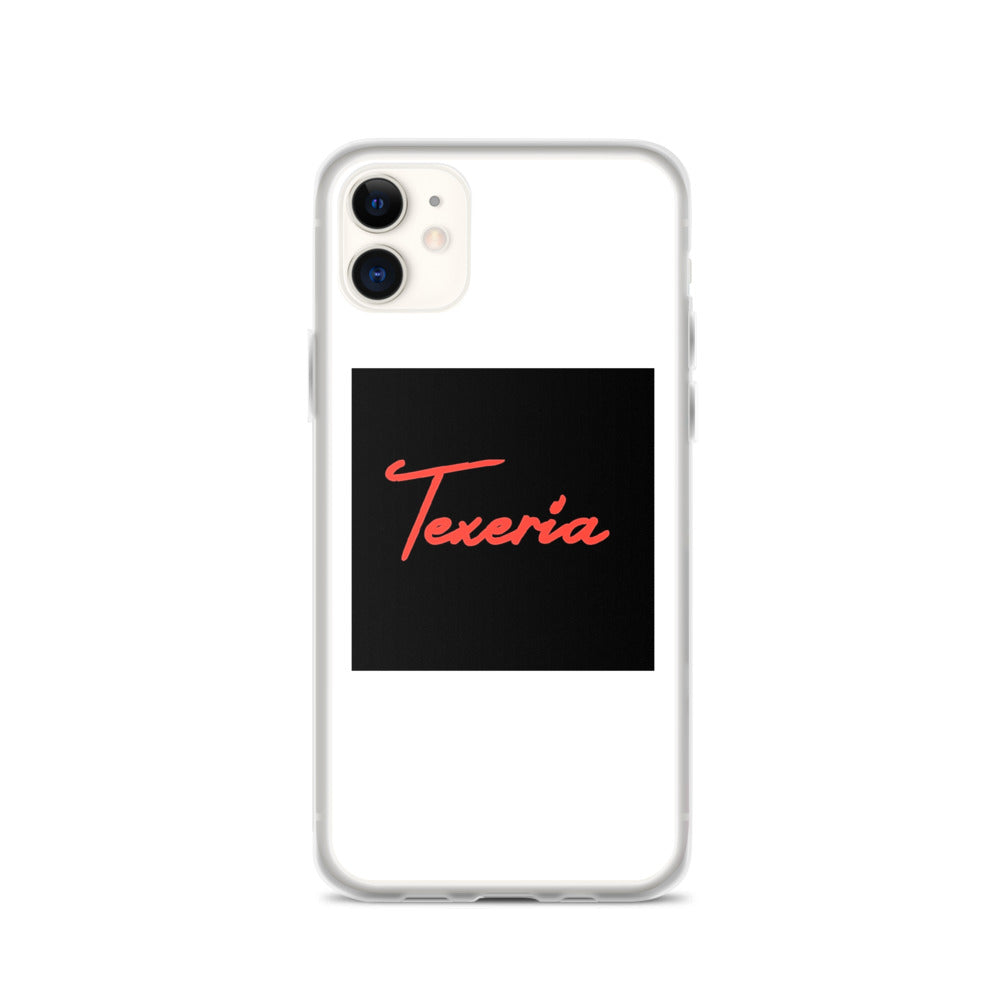 Red Logo Script iPhone Case