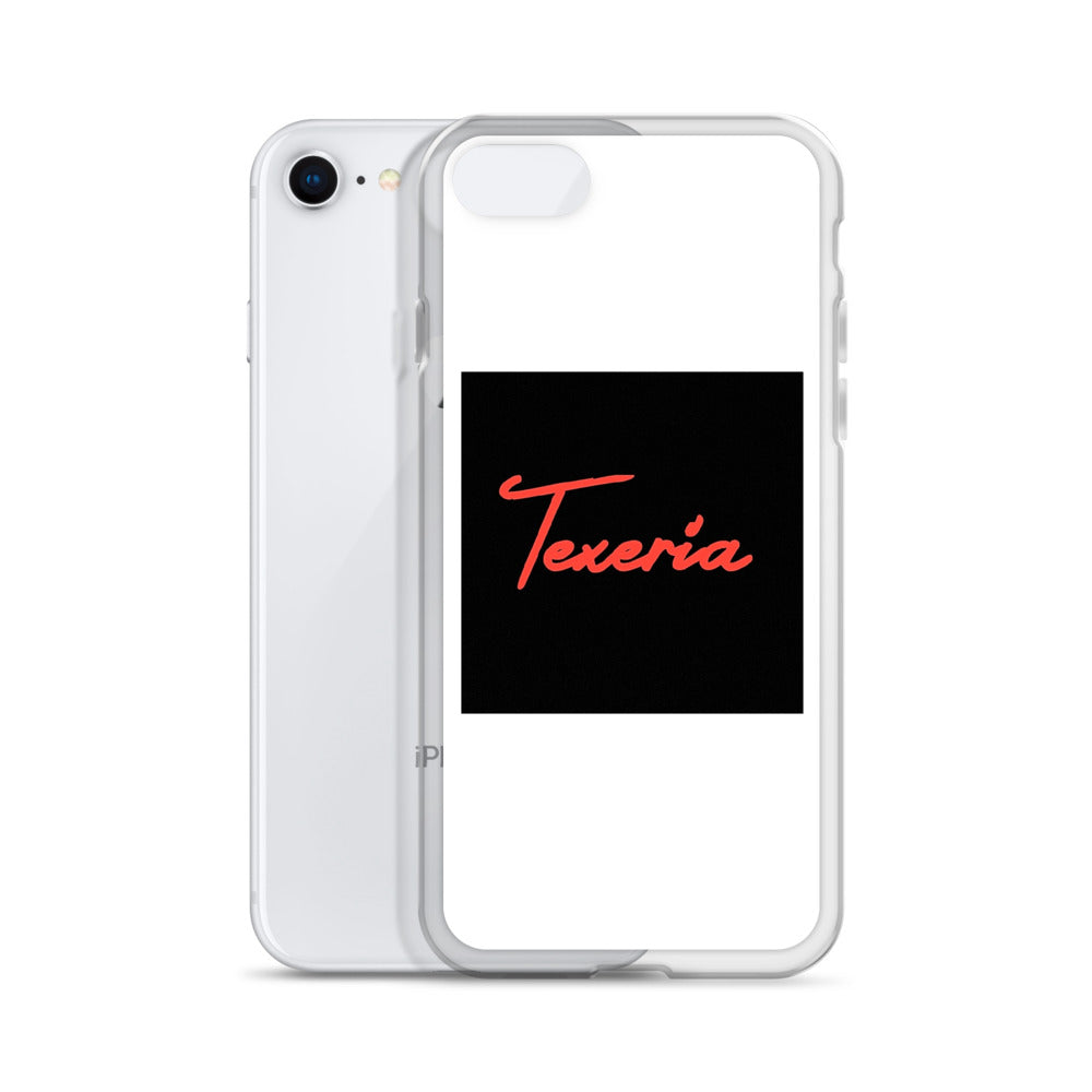 Red Logo Script iPhone Case