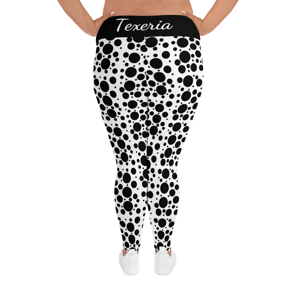 Dots Plus Size Leggings