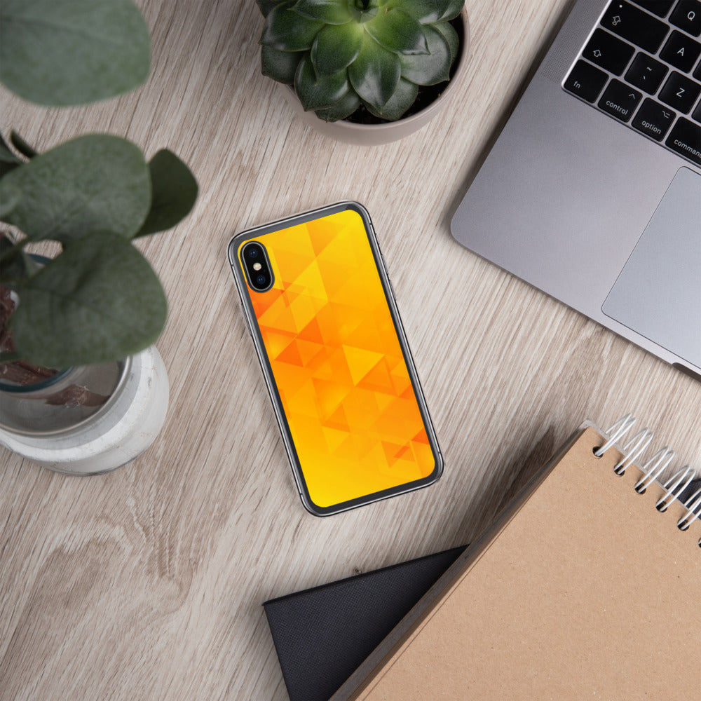 Orange Abstract iPhone Case