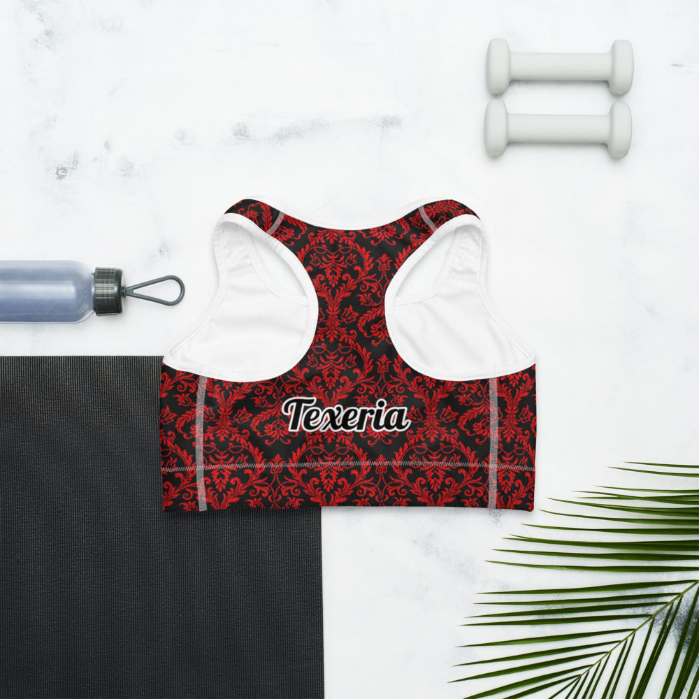 Chandelier Red Sports bra