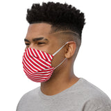 Red stripe mask