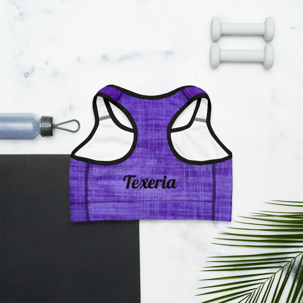 Violet Sports bra (black)