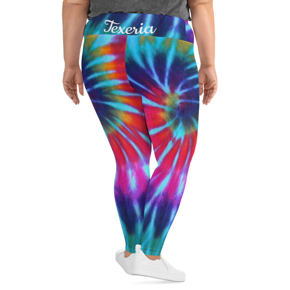 Tye Dye Plus Size Leggings