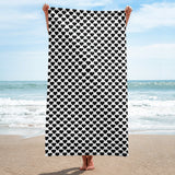 Hearts Beach Towel