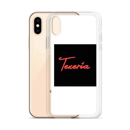 Red Logo Script iPhone Case