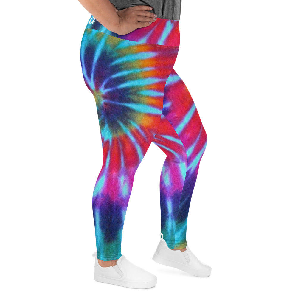 Tye Dye Plus Size Leggings