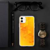 Orange Abstract iPhone Case