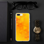 Orange Abstract iPhone Case