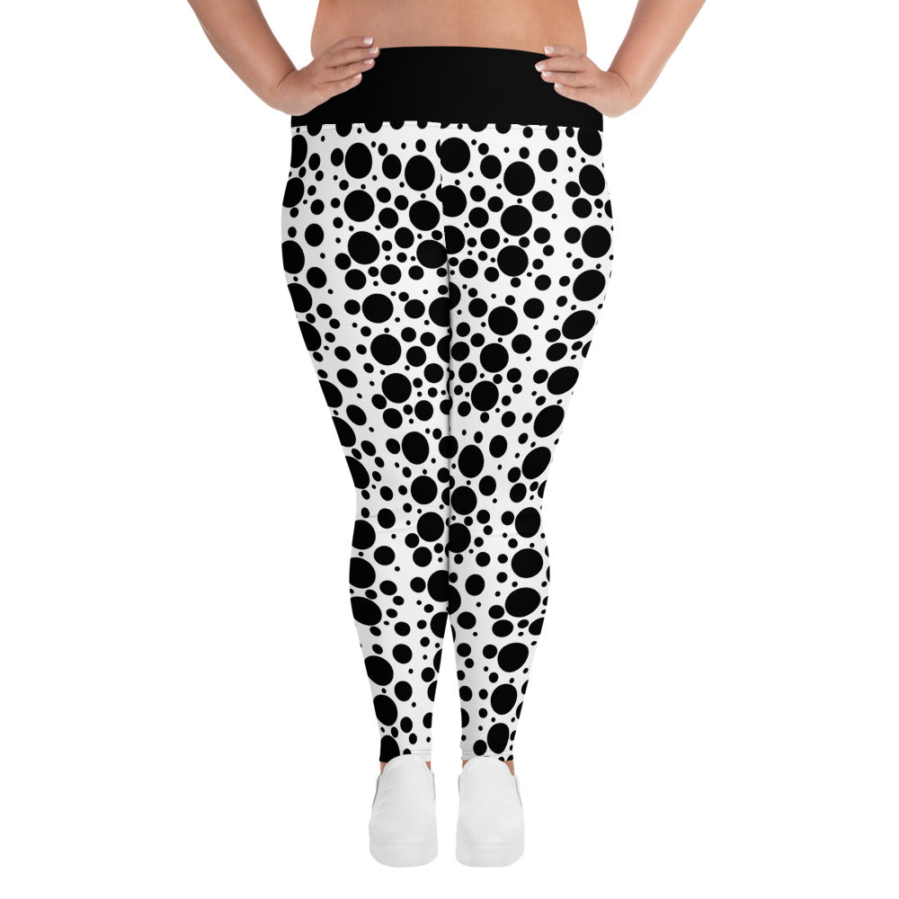 Dots Plus Size Leggings