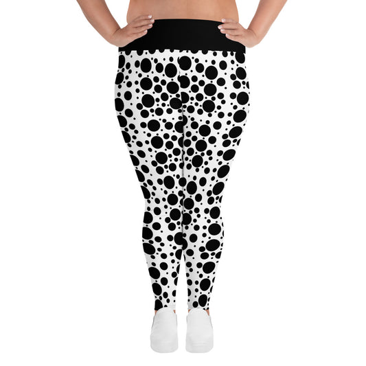 Dots Plus Size Leggings