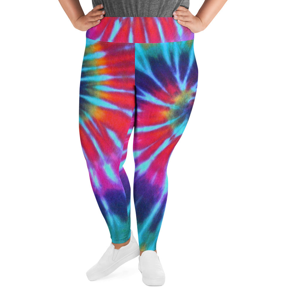 Tye Dye Plus Size Leggings