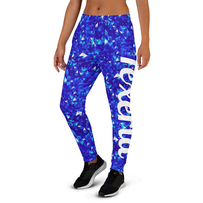 Crystal Blue Women's Joggers (name down the leg)