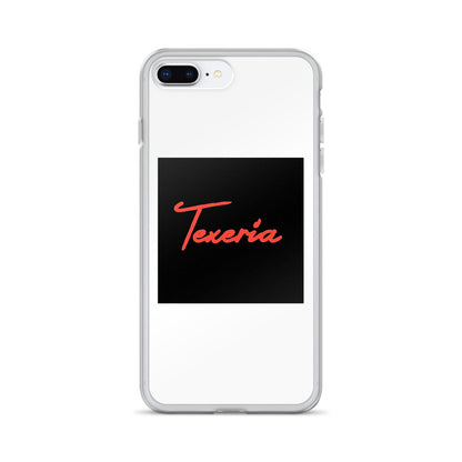 Red Logo Script iPhone Case