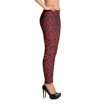 Chandelier Red Leggings with pockets