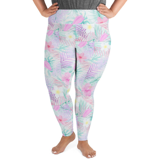 Spring Flowers Plus Size Leggings