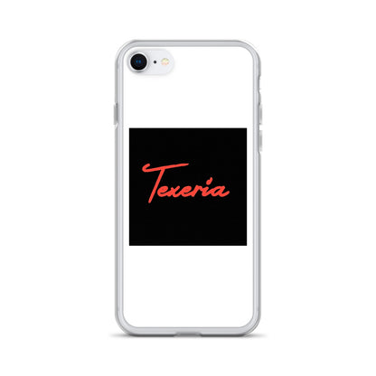 Red Logo Script iPhone Case