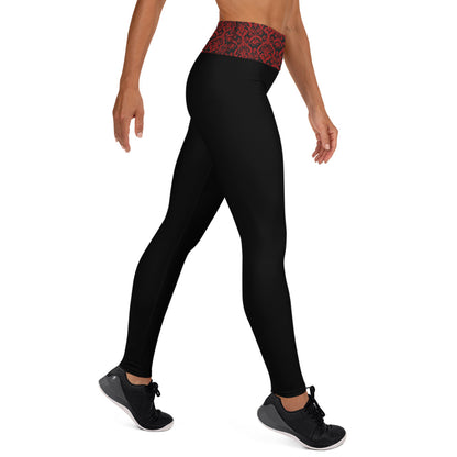 Chandelier Red 2 Yoga Leggings with pockets