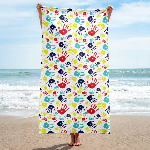 Autism Awareness Beach Towel