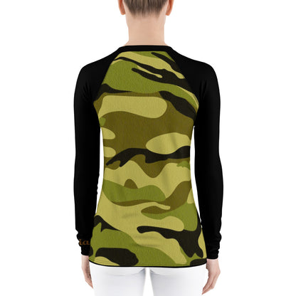 Camo (green) Women's Long Sleeve Dry Fit