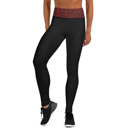 Chandelier Red 2 Yoga Leggings with pockets