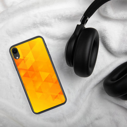 Orange Abstract iPhone Case