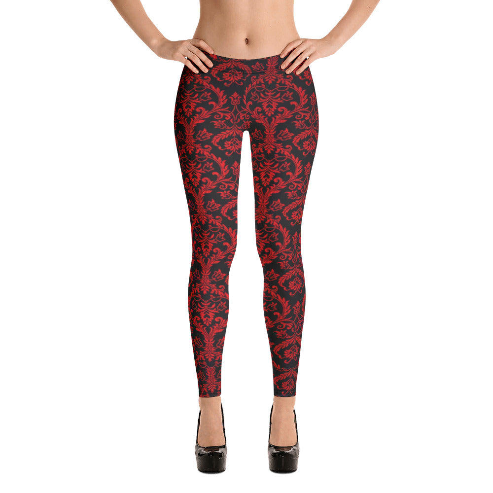 Chandelier Red Leggings with pockets