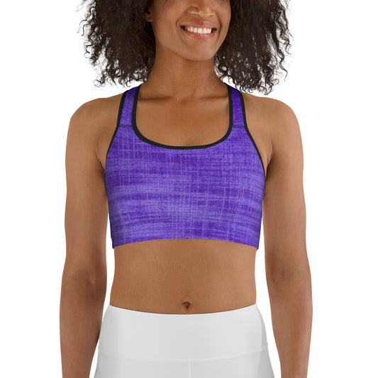 Violet Sports bra (white)