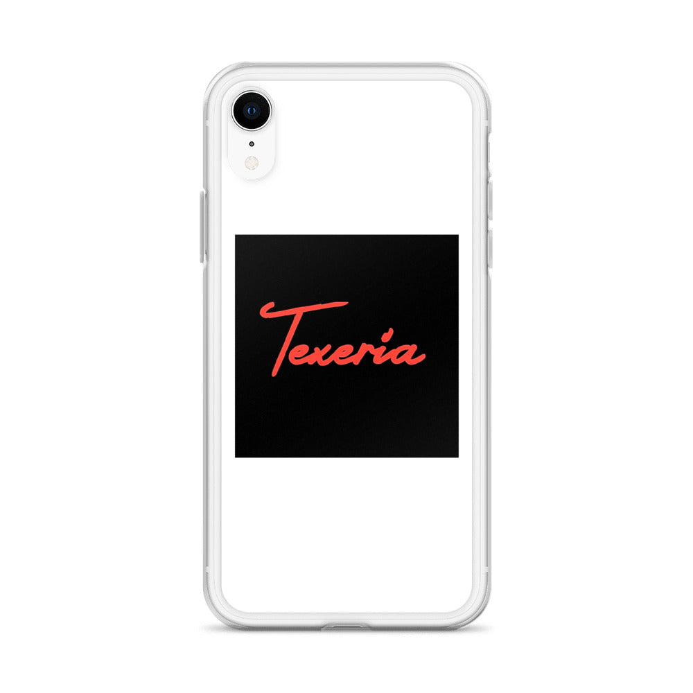 Red Logo Script iPhone Case