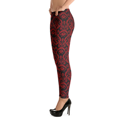 Chandelier Red Leggings with pockets