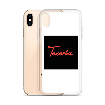 Red Logo Script iPhone Case