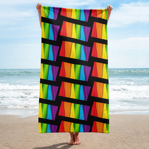 Pride 3 Beach Towel