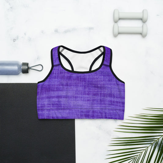 Violet Sports bra (black)