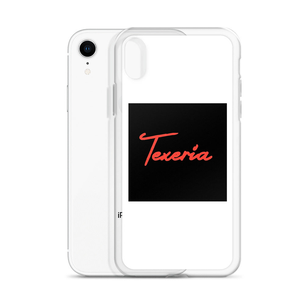 Red Logo Script iPhone Case