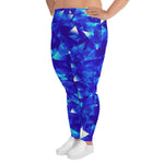 Crystal Blue Plus Size Leggings