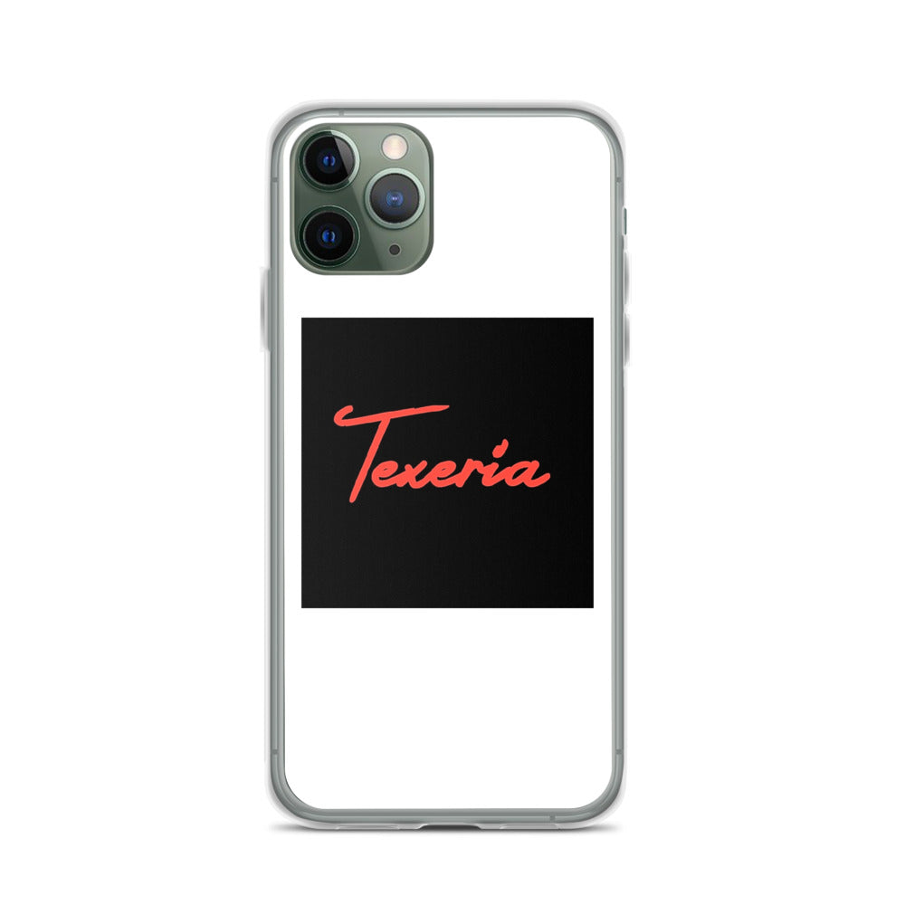 Red Logo Script iPhone Case