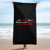 Black Lives Beach Towel