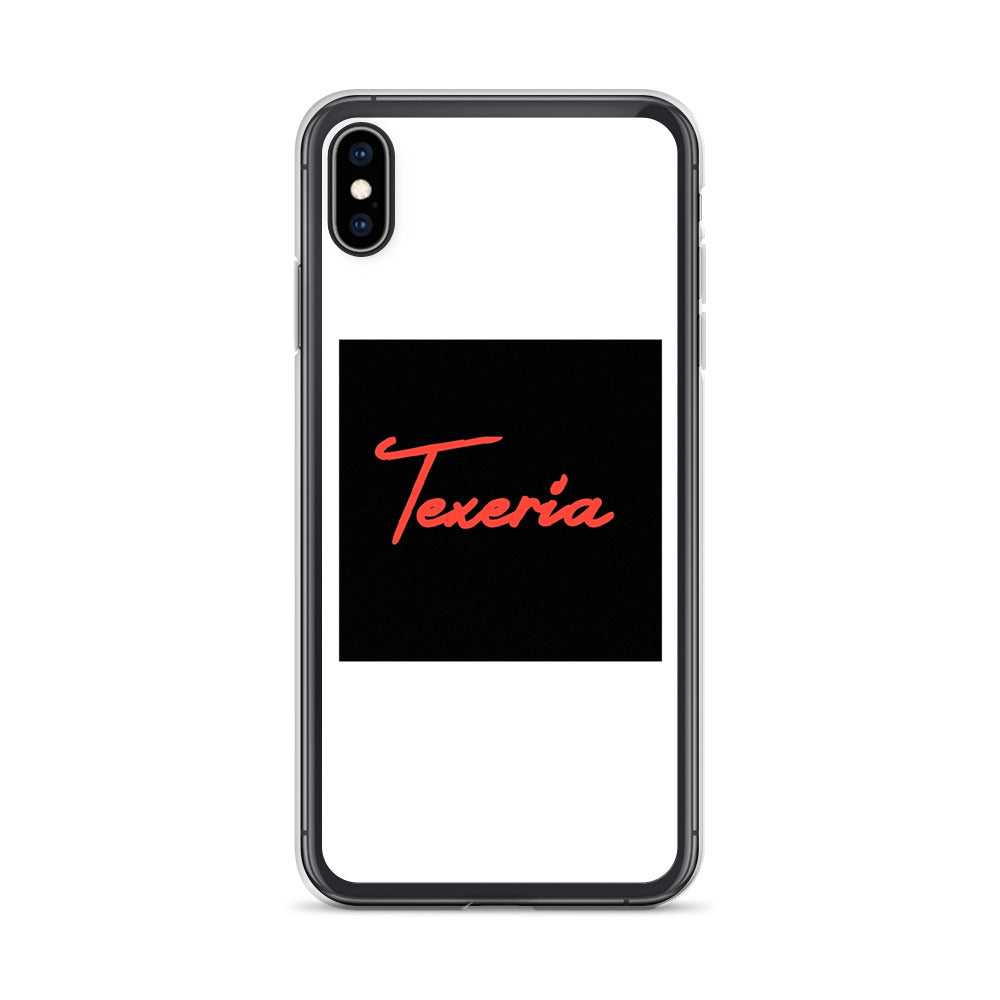 Red Logo Script iPhone Case