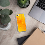 Orange Abstract iPhone Case
