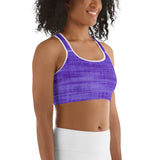 Violet Sports bra (white)