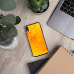 Orange Abstract iPhone Case