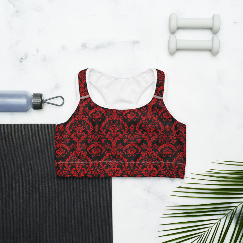 Chandelier Red Sports bra