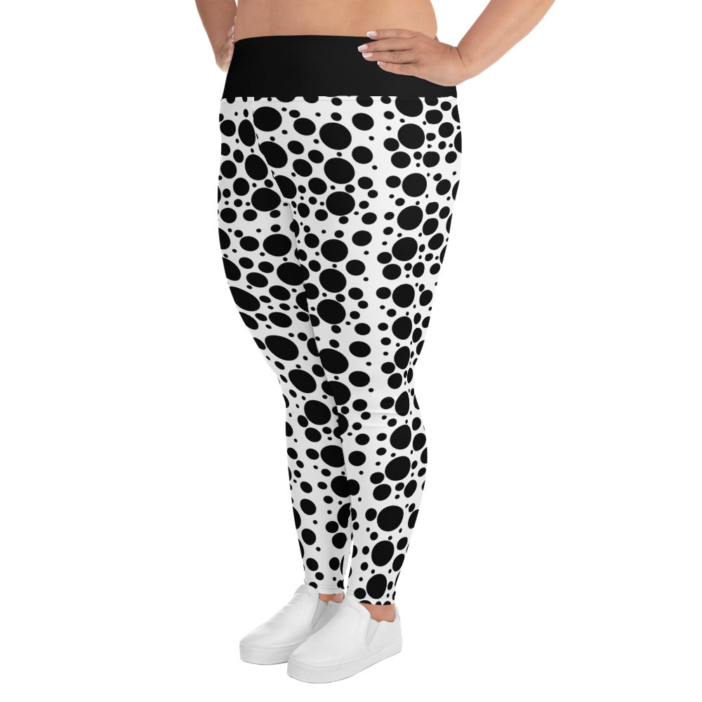 Dots Plus Size Leggings