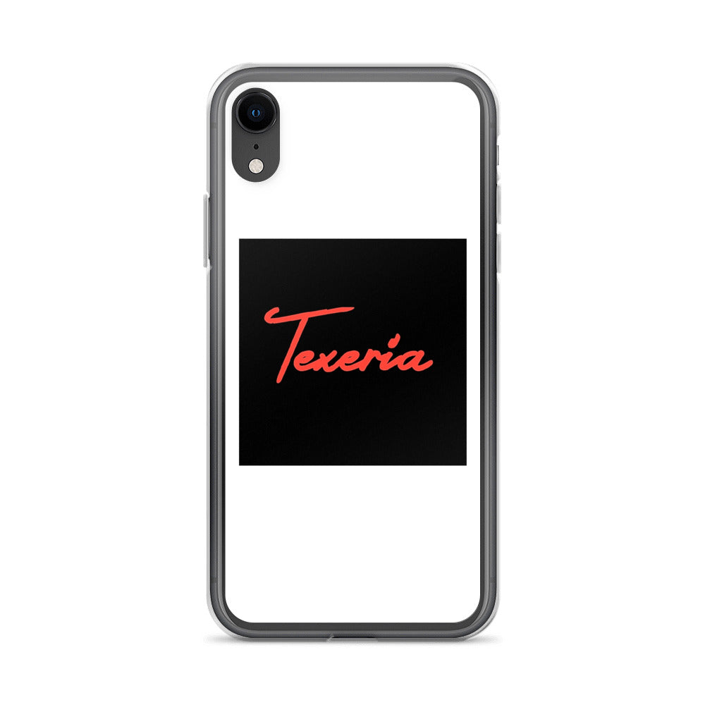 Red Logo Script iPhone Case