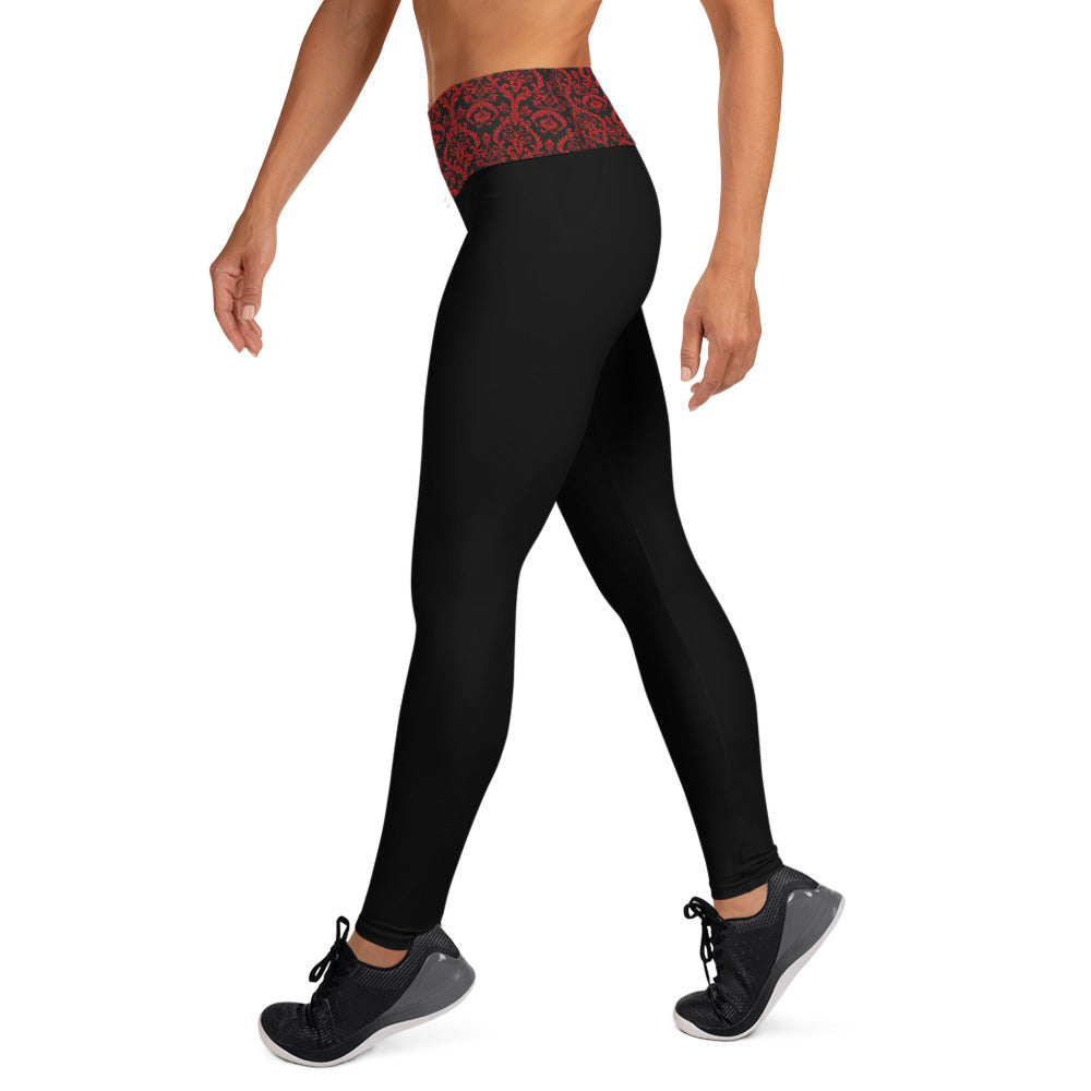 Chandelier Red 2 Yoga Leggings with pockets