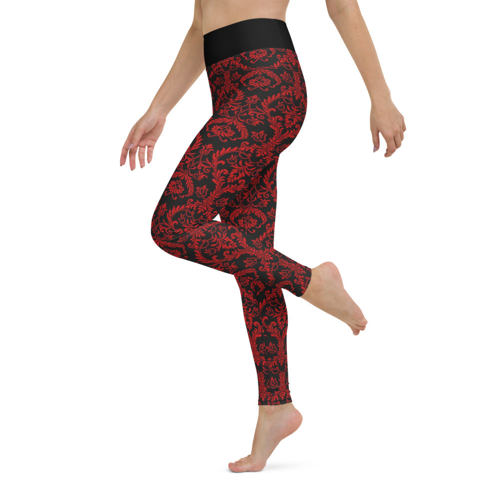 Chandelier Red Leggings