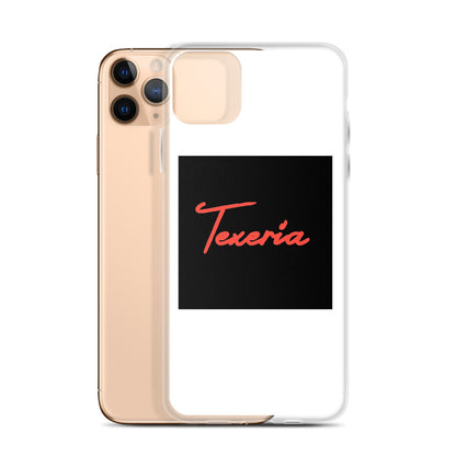 Red Logo Script iPhone Case