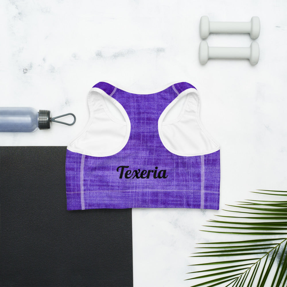 Violet Sports bra (black)