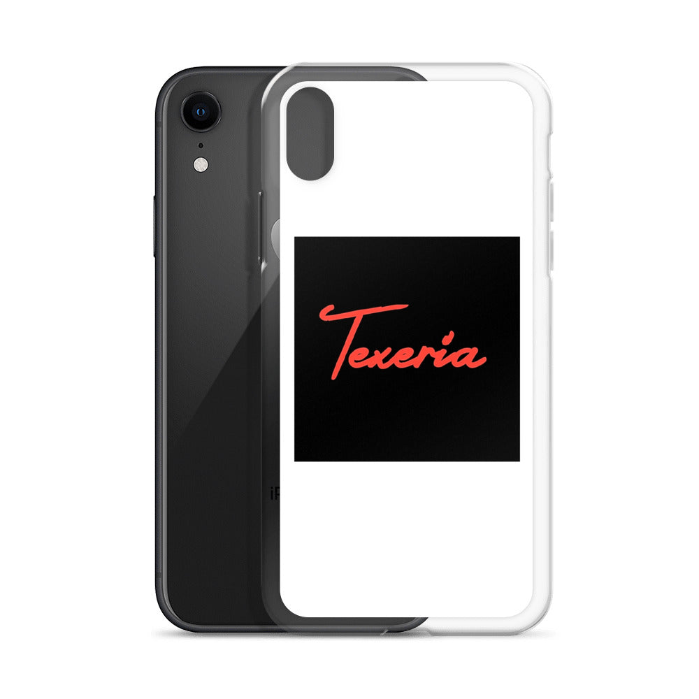 Red Logo Script iPhone Case