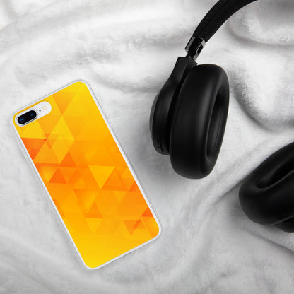Orange Abstract iPhone Case